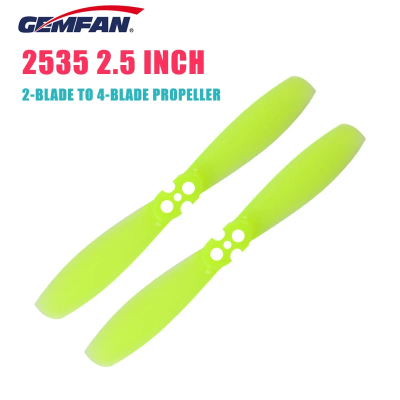 

4 Pairs Gemfan RotorX 2535 2.5 Inch 2-Blade to 4-Blade Propeller CW CCW for RC Drone FPV Racing DIY Accessories Replacment Parts