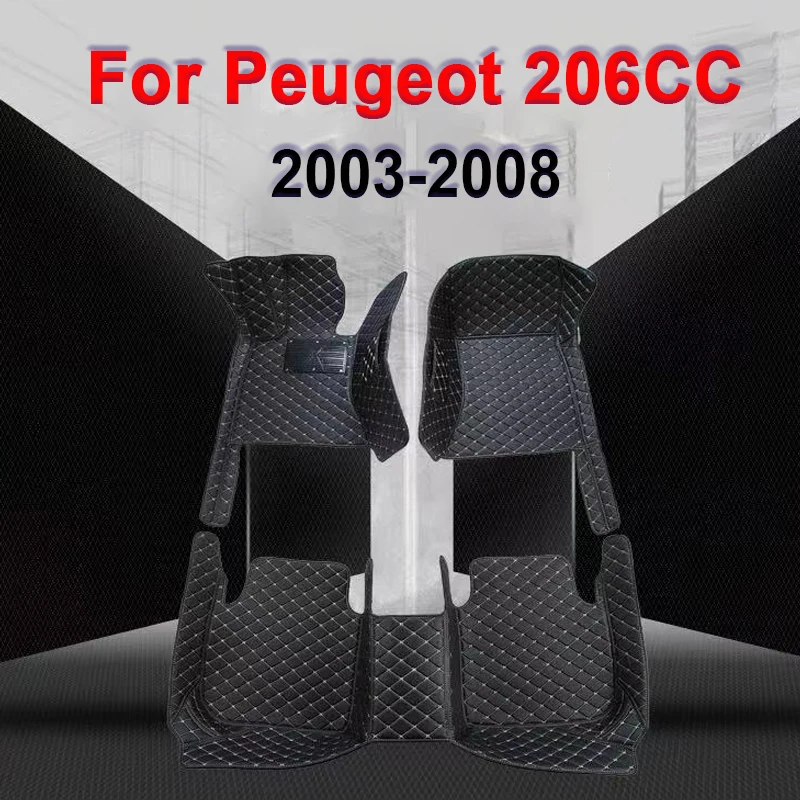

Автомобильные коврики для PEUGEOT 206CC 2003-2008, оригинальные автомобильные подкладки для ног, чехол