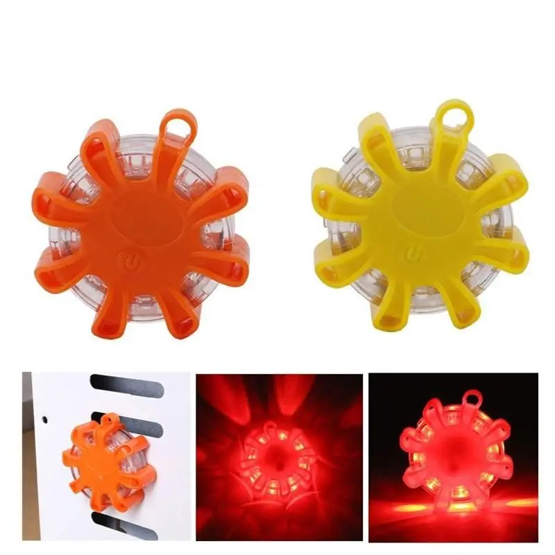 

Road Flares Car Emergency Light Help Flash Beacon Flare Safety Warning Police LED Lights Magnetic Strobe Lights Dropshipping