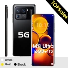 Смартфон Xioami M11 Ultra, 16 ГБ + ТБ, Android 6800 мАч, Qualcomm Snapdragon 888, 4Gтелефон с двумя картами, разблокированные мобильные телефоны