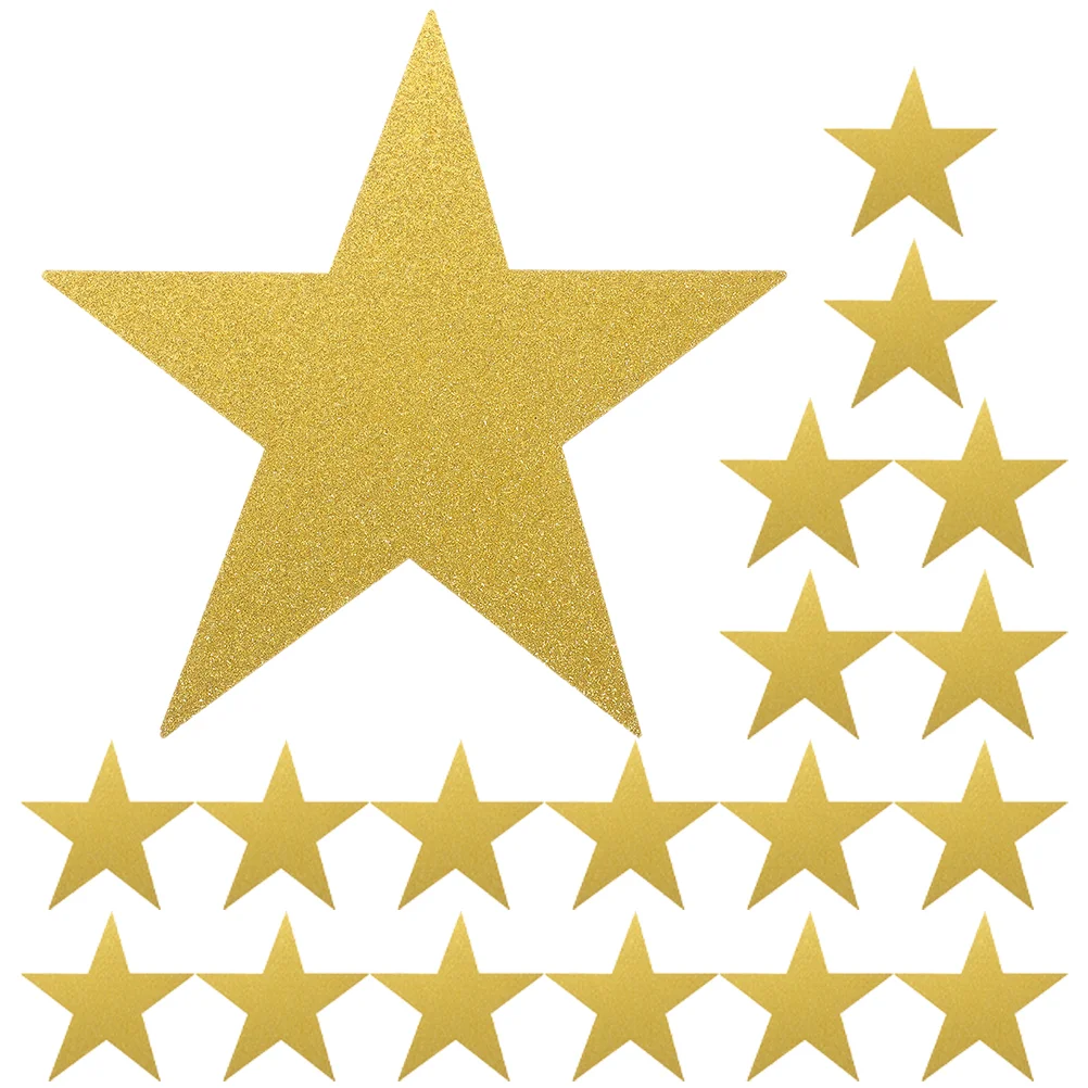 

20 шт. пятиконечная звезда ручная бумажная вырезка Настенный декор DIY вырезы формы орнамент для детского сада