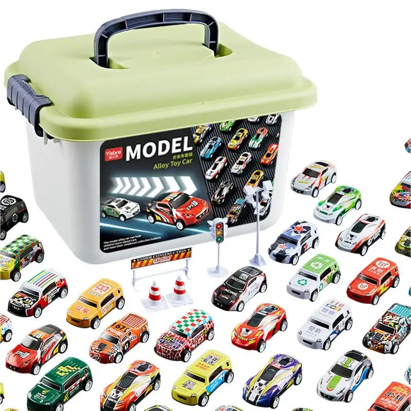 

Toy Cars Pullback Mini Cars STEM Model Cars Friction Powered Cars Alloy Toy Car For Kids Indoor And Outdoor Fun 1:64 Scale