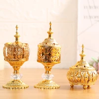 creative middle east lace incense burner metal craft ornaments european style incense burner home living room decor accessories