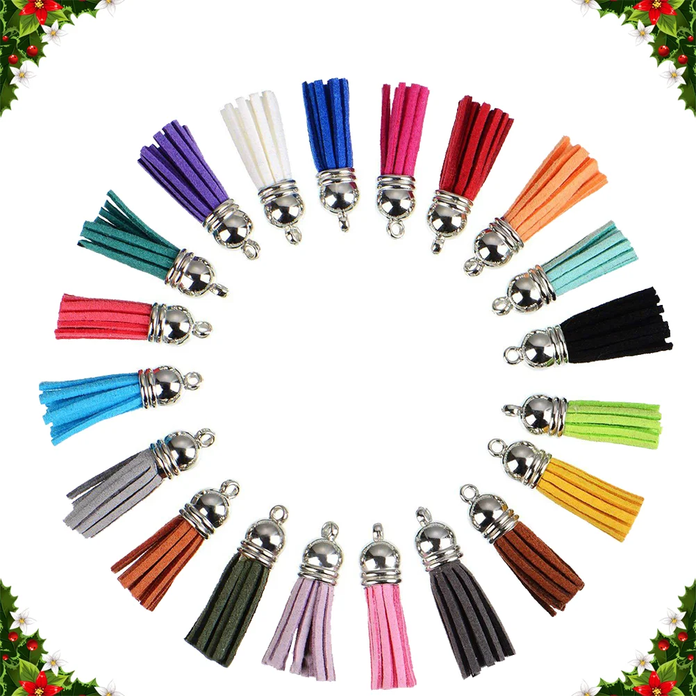 

50 шт. 4 см модные подвески с кисточками, подвески «сделай сам», аксессуары для изготовления ювелирных изделий, ожерелье, браслет (случайный цвет)