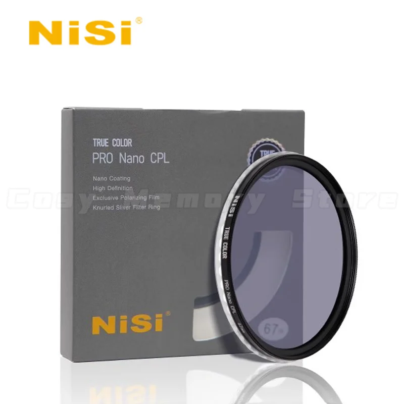 Поляризатор NiSi TRUE COLOR PRO Nano CPL 40,5/49/52/58/72/82/67/77 мм
