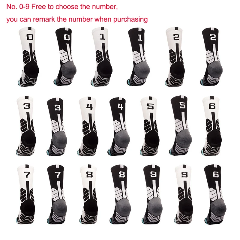 Men Women Sports Socks Basketball Socks  Elite Male Thickening Towel Bottom High Socks Football Sock Cycling Sock Running
