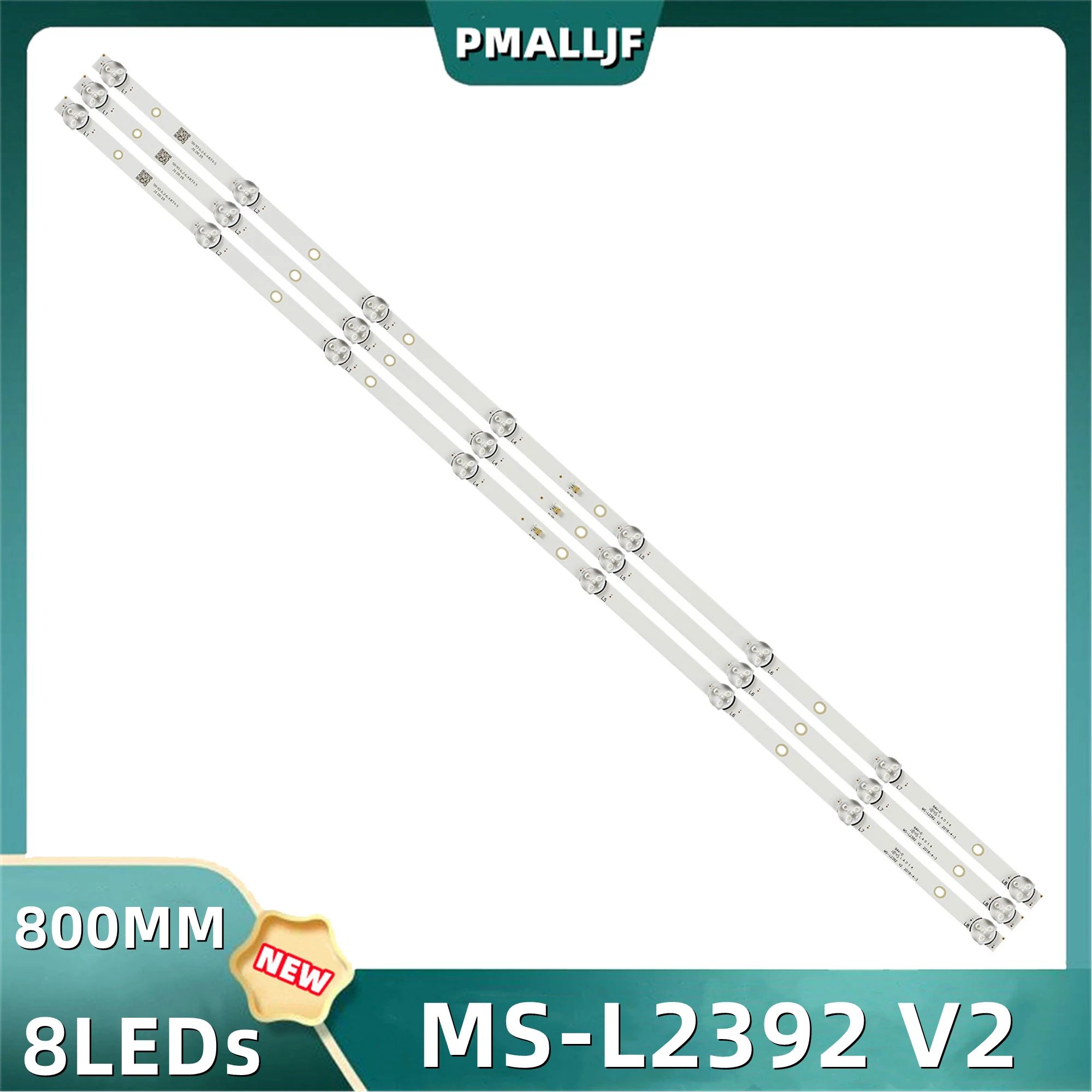 15Pcs/Set LED Strip LE4319 LED-4328T2 PANEL-CX430DLEDM T-CON-ST4251B01-1-XC-7 MS-L2392 V2 PTV43SN04Y JL.D43042330-006AS-M