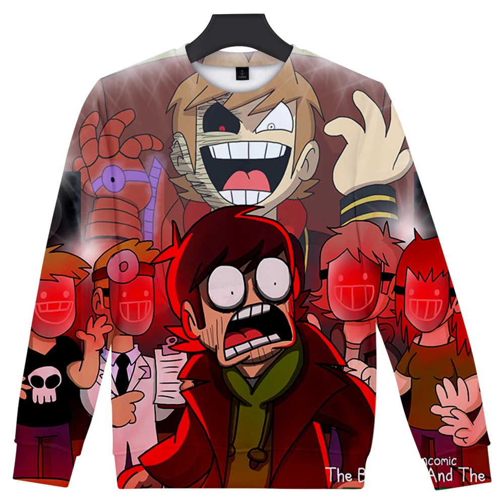 

Classic Hip Hop Men/women O-Neck Shirt Clothes Long Sleeve Hatless Sweatshirts Tops Eddsworld 3D printed Casual Sweatshirts
