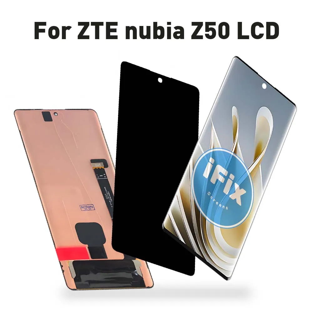 Фото 6,67-дюймовый сенсорный AMOLED LCD-дисплей с дигитайзером для ZTE Nubia Z50 5G NX711J - Запасные части для ремонта мобильного телефона Z50 №4