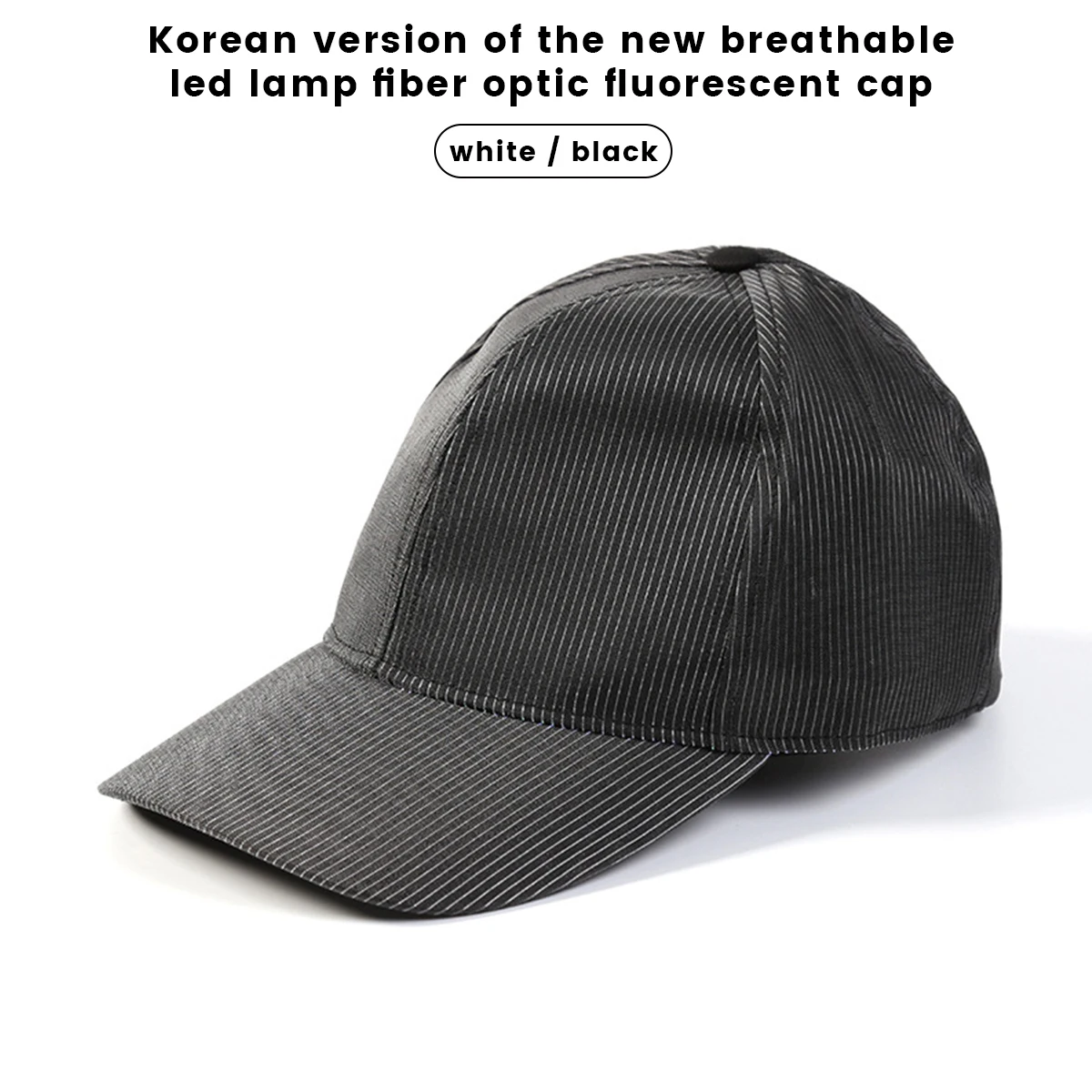 

Новинка, оптоволоконная 3,7 в, 450 мАч, USB перезаряжаемая светящаяся бейсбольная Регулируемая яркая разноцветная светящаяся шляпа