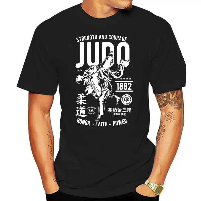 Newest 2022 Summer Short Sleeves Cotton Fashion Judo T-Shirt Kampfsport Muay Thai Ringen Klassik Funshirt Boxen Judokat Shirt