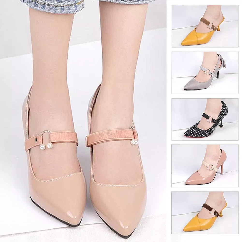 

Ремни на высоком каблуке для защиты от падения, эластичные шнурки для обуви, украшение для обуви, нескользящие ремни, новинка