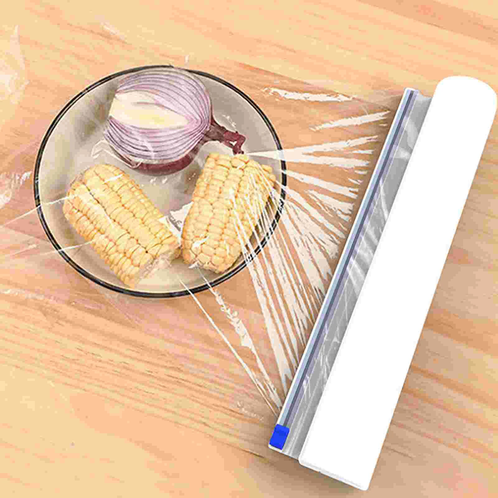 

Plastic Wrap Slider Foil Film Knives Kitchen Gadget Cling Plug-in Sliding Slicer Scoring Dispenser Food