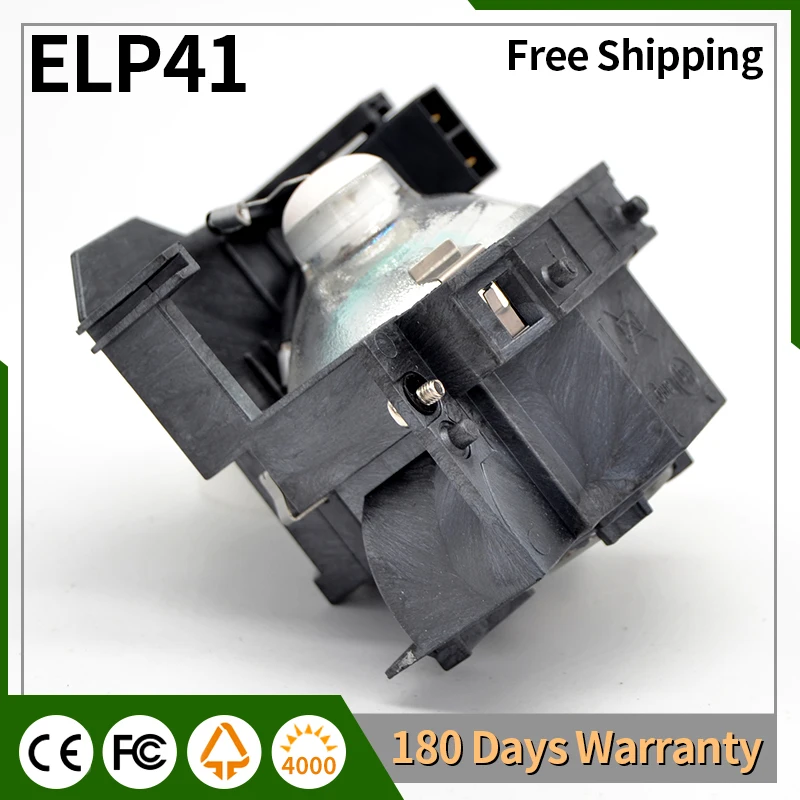 

ELPLP41 V13H010L41 Replacement Projector Lamp for Epson EB-S5 S6 S6+S52 S62 X5 X6 X52 X62 EX30 EX50 TW420 W6 77C EMP-H283A bulb