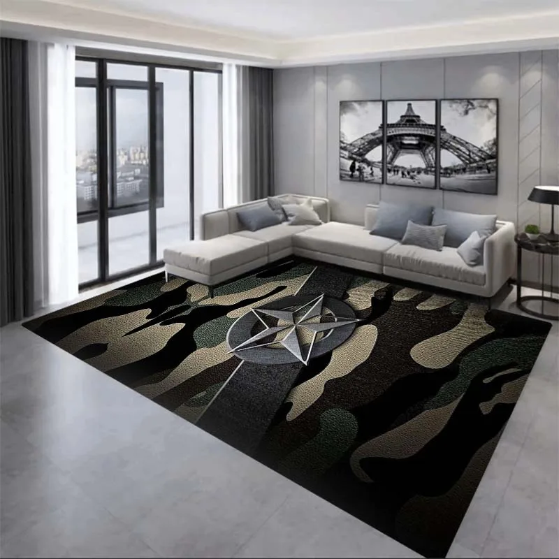 

Camouflage carpets, living room carpets and bedroom decorative carpets, crawling mats, kitchen and bathroom anti-skid floor mats