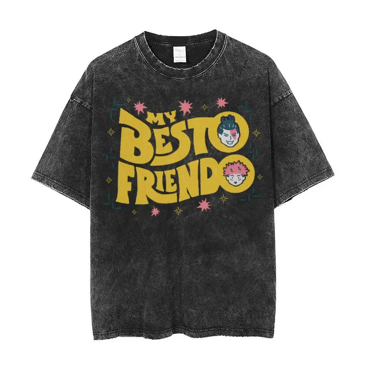 

Футболка из хлопка с надписью «My Besto Friendo Todo Aoi»