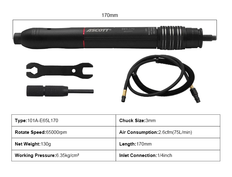 

Пневматический микрогравер ASCOTT