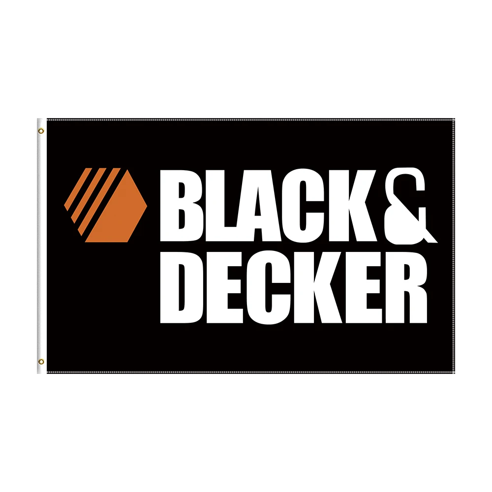 

3x5 Ft BLACK DECKERS logo Flag Polyester Printed Electrician Banner For Decor