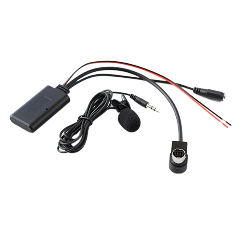 

Car Bluetooth AUX Adapter Wireless Audio Phone Call Handsfree Microphone for Alpine KCA-121B AI-NET CDA-9857 CDA-9886