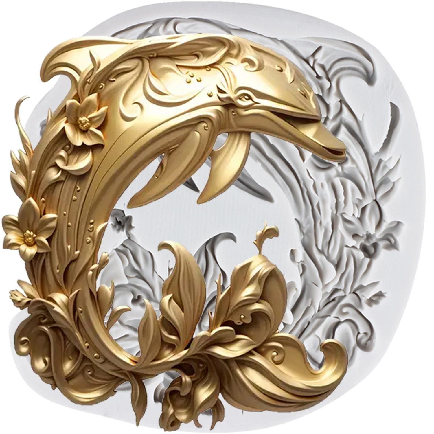 

Формы для торта Mujiang силиконовые дельфины