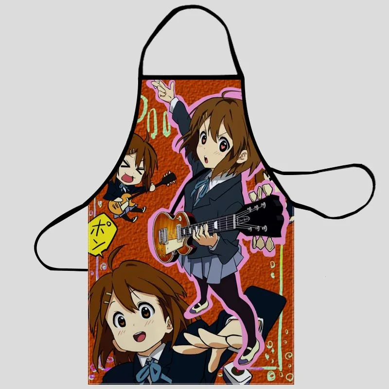 

Новая модель Hirasawa Yui K-ON! Фартук Кухонные фартуки для женщин, тканевые оксфорды, чистящие передники, домашнее приготовление еды