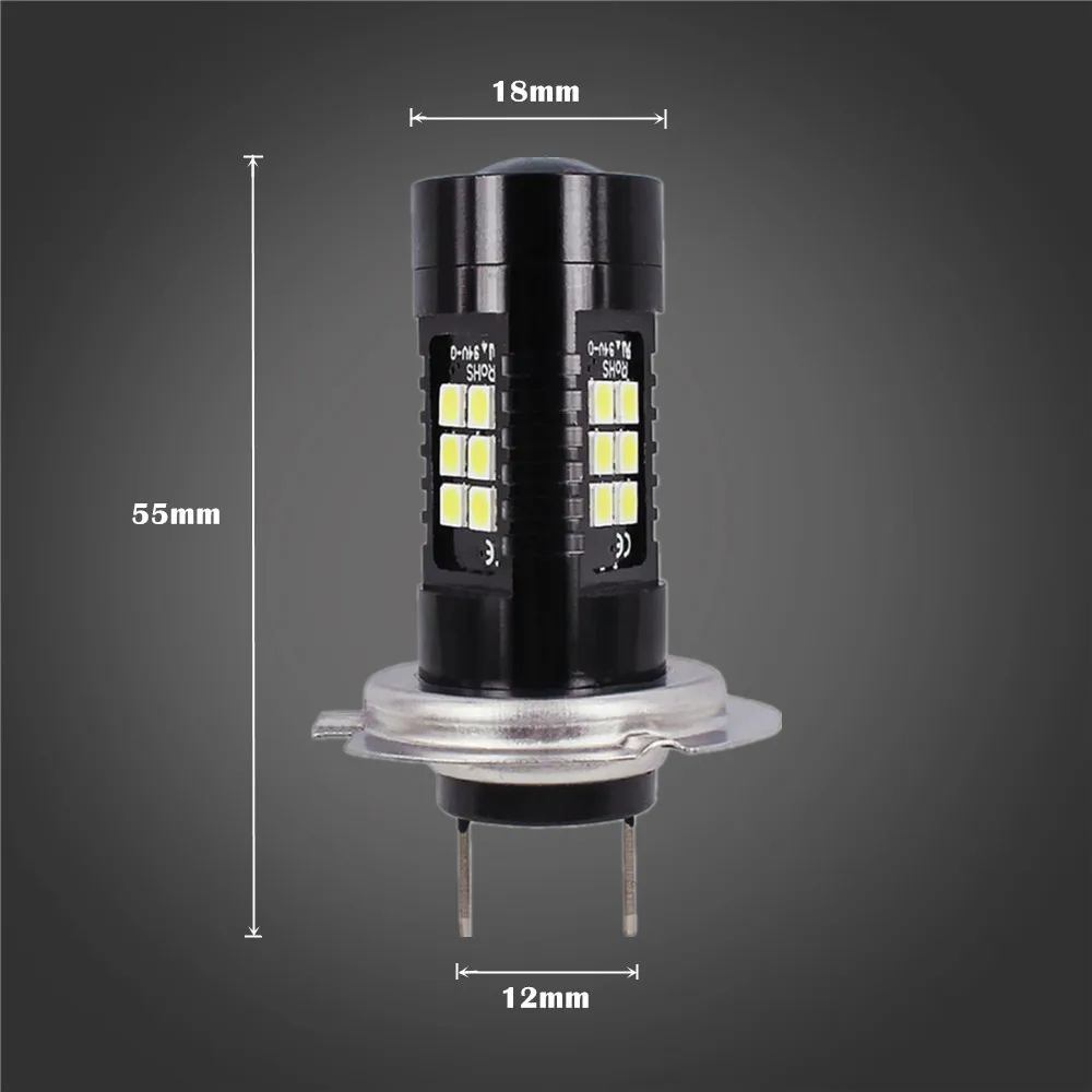 2 шт., Автомобильные противотуманные лампы, 3030 лм, 12 В, 24 В, 6000 К 2 шт., Автомобильные противотуманные лампы, 3030 лм, 12 В, 24 В, 6000 К