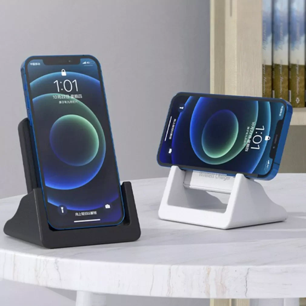 

Wireless Charging Stand Holder Induction Charger For For Samsungs S20 S10 Note 9 8 For IPhone 12 11 Pro X Xs Max
