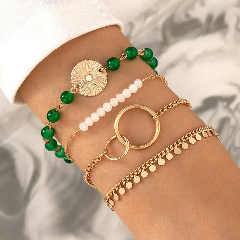 

Foliage Circle Ball Pendant Aircraft Chain Cross 6 Layers Of Beading It Is Constructed From Rice