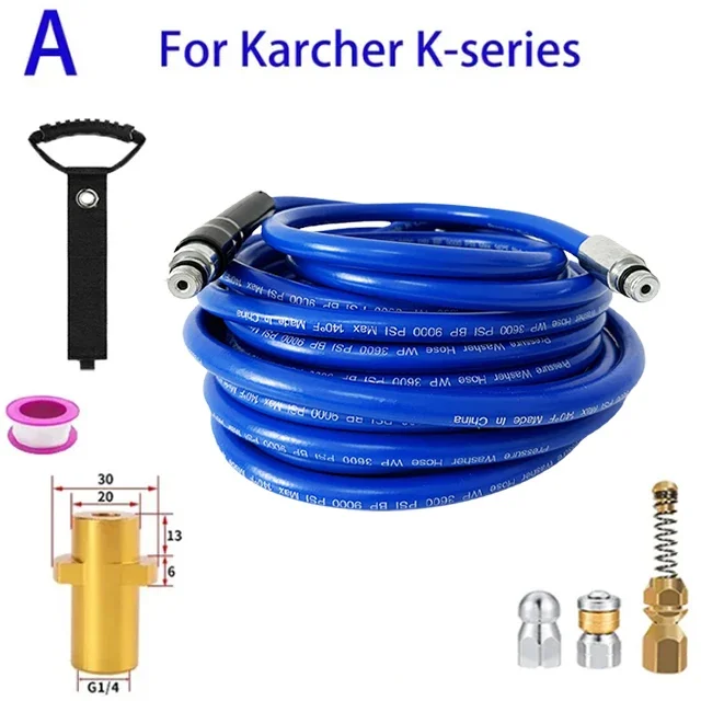 

1 ~ 30 м супер гибкий шланг для мойки высокого давления, трубопровод, дноуглубительные канализационные шланги, струйный шланг, комплект для канализационного слива, труба, сжимающий отскок