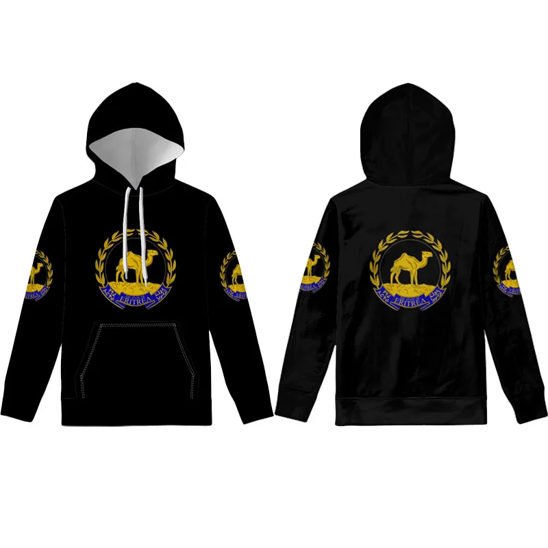 Eritrea Flag pullover Men's hoodies free custom made name number photo sweaters the state of boy clothes