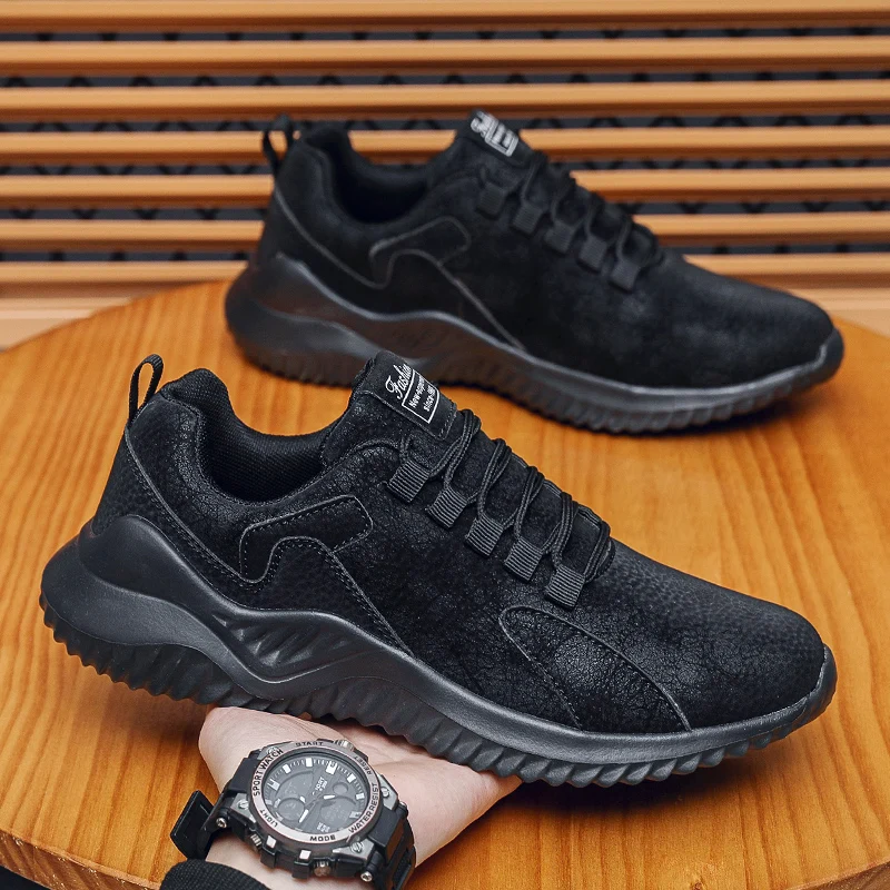Footwear for Men 2025 New Business Casual Sneakers Men's Breathable Running Lightweight Trendy Shoes Tenis Masculino