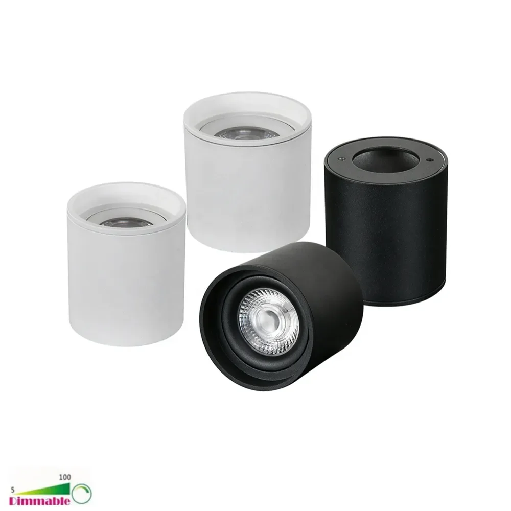 Цилиндрические светодиодные светильники с регулируемой яркостью 6 Вт 10 12 15 22 COB