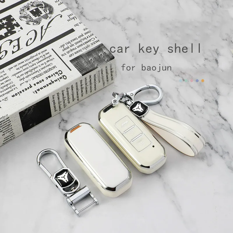 

Автомобильный чехол из ТПУ для Baojun 510 730 360 560 чехол 530 630 Для Wuling Hongguang S автомобильный Стайлинг кольцо автомобильные аксессуары крышка