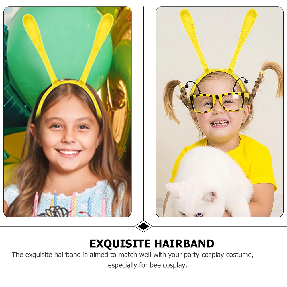 2 шт. повязка на голову с маленькой пчелкой Хэллоуин для девочек детские обручи