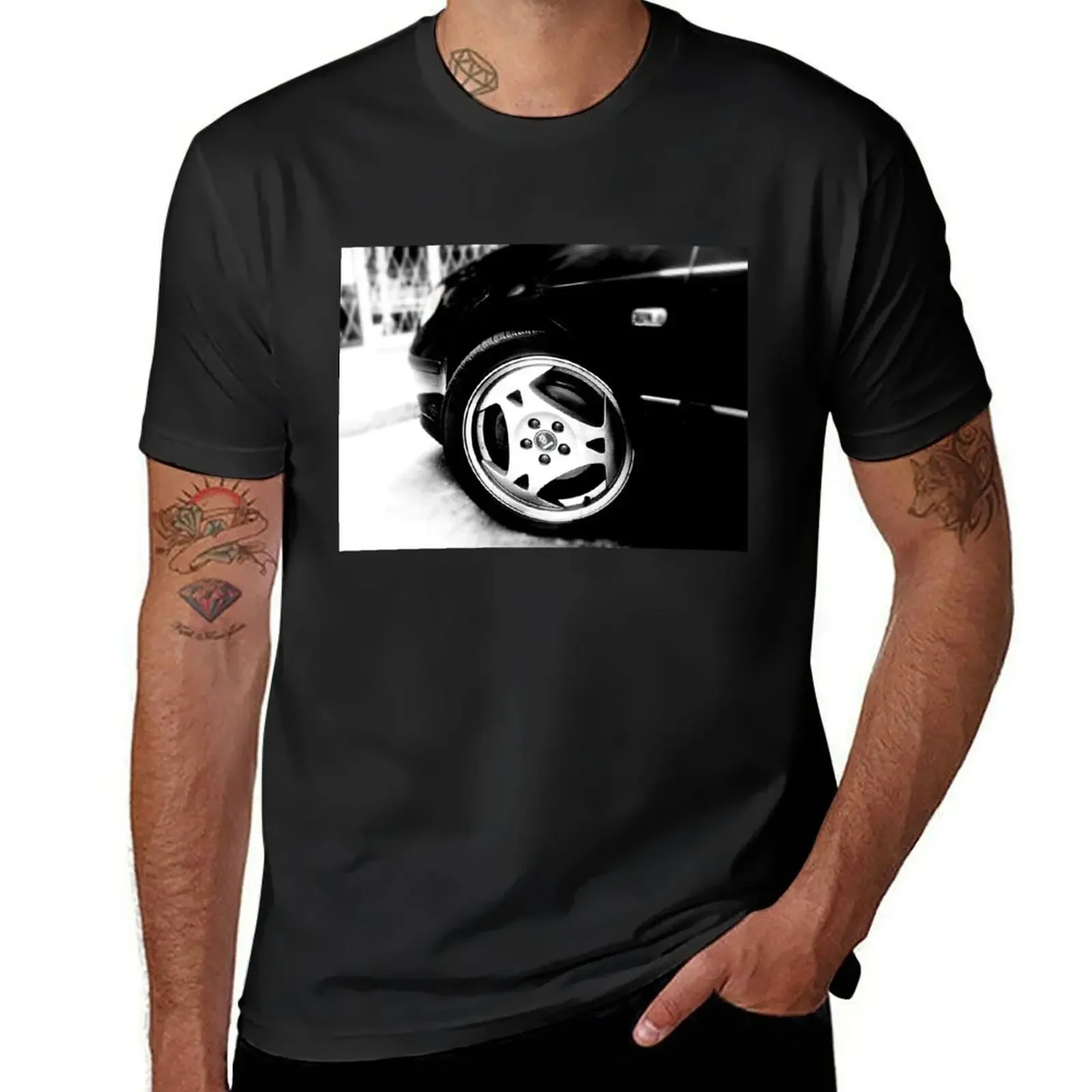 Футболка Saab 9-5 Aero Wheel милая одежда футболка с рисунком черные футболки для мужчин