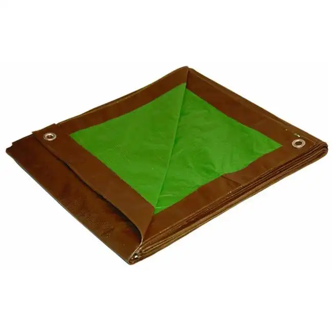 

91620 16' X 20' Brown/Green Economy Reversible Poly Tarp