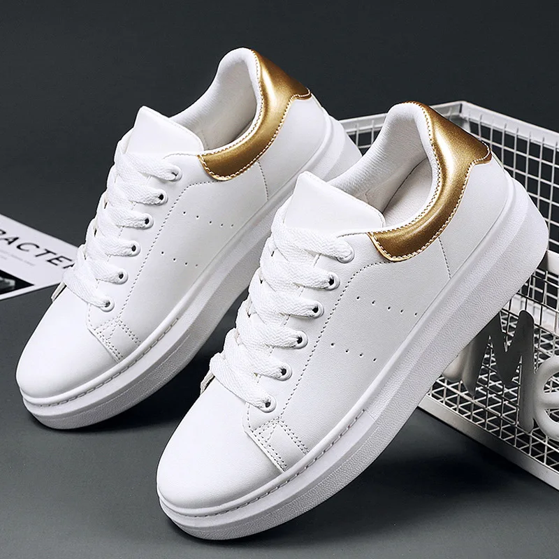 

McQueen White Shoes for Women 2021 New Women's Shoes Platform Casual Shoes Comfortable Soft Bottom Breathable Sneakers for Women