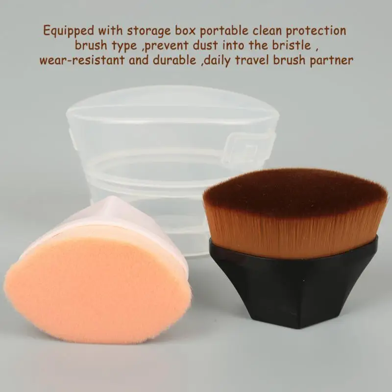 

2/3pcs Six Corners Makeup Brush Foundation Brush For Liquid Make Up Brush Set Cosmetic Soft Synthetic Makeup Tools Accessories