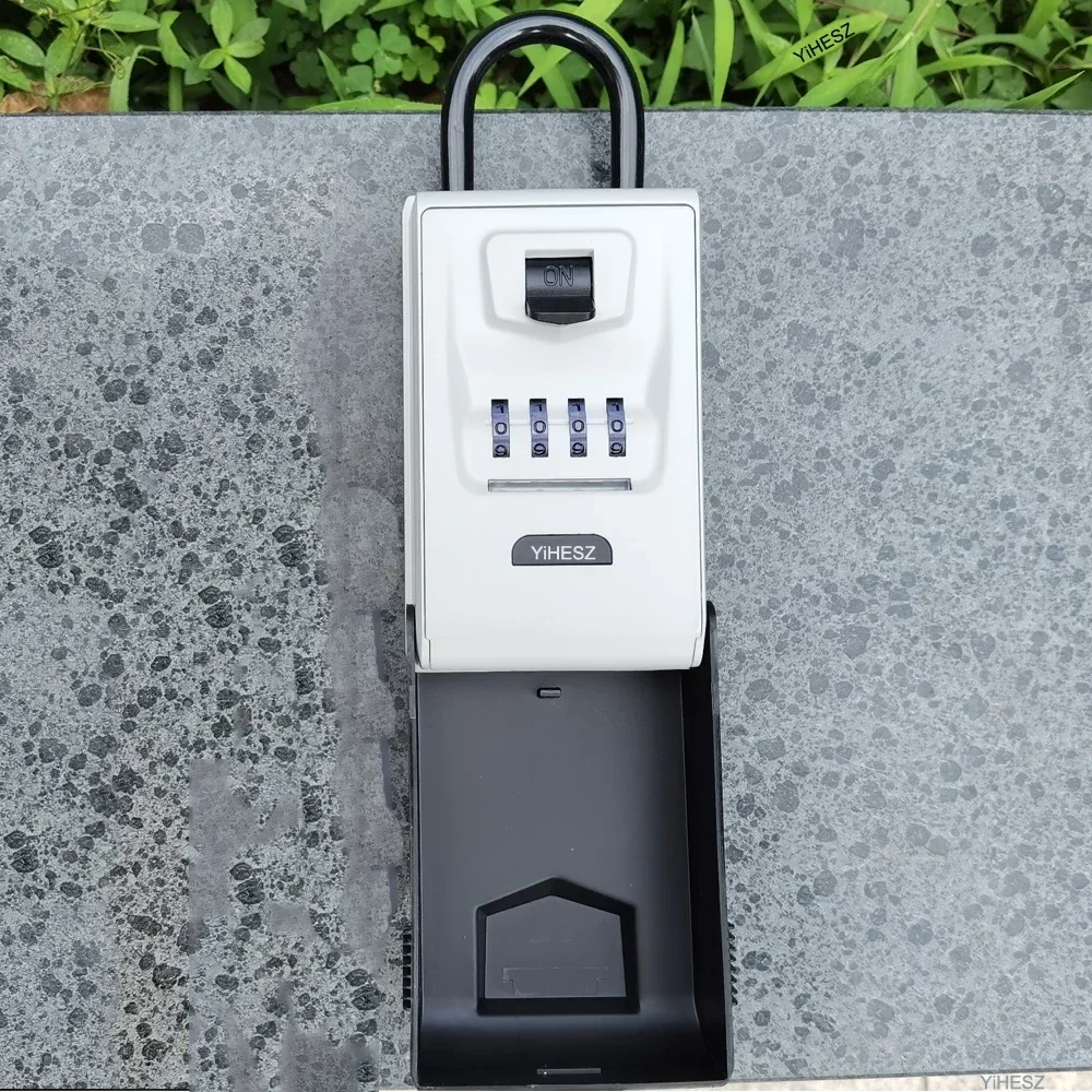 

Блокировка ключа с паролем, водонепроницаемый уличный мини-Сейф, встроенный СВЕТОДИОДНЫЙ фонарь для ночи