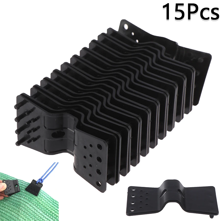 

15 шт. зажим-бабочка для солнцезащитной сетки, крючок для установки домашнего забора, крючок для теплицы, пленки, солнцезащитного затенения, сетчатый зажим, уличные вешалки для палатки