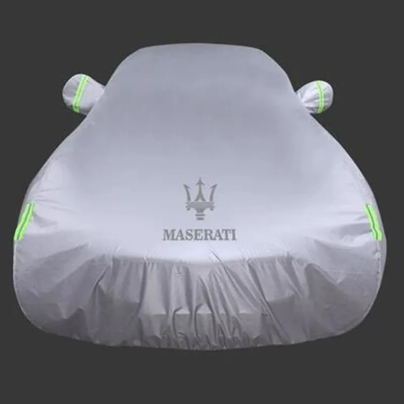 

Four Seasons Universal Resistant Waterproof Outdoor Full Car Cover Aganist Anti UV Rain Snow Fit For Maserati Ghibli, President