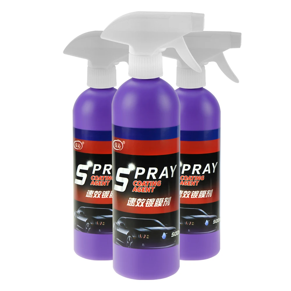 Car Ceramic Coating Spray 500ml Fast Ceramic Coating Spray Protection Car Coating Wax Polishing Agent Fast Fine Stain Removal