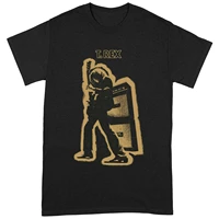 official t rex t shirt electric warrior black classic rock band tee new bolan