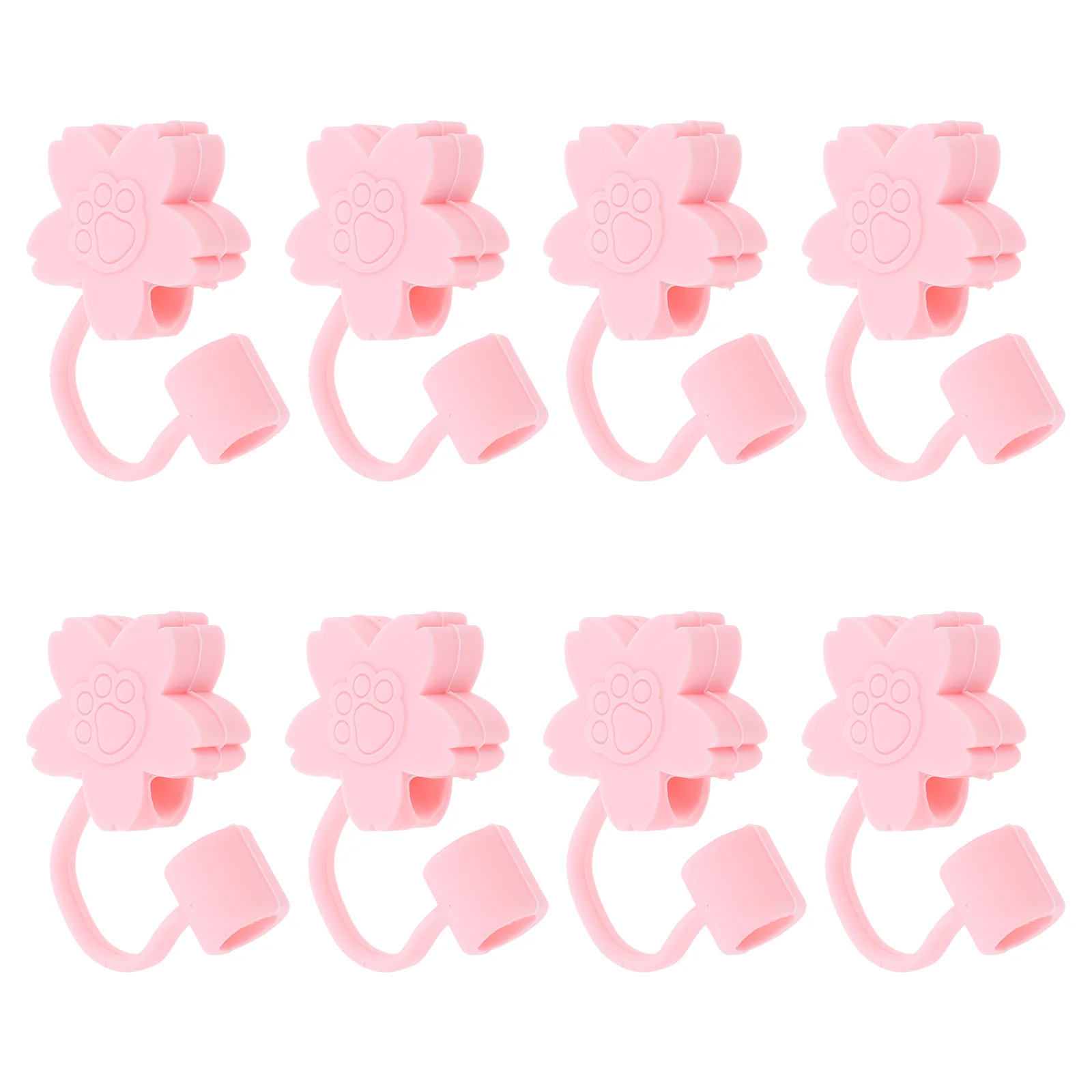 

Straw Caps Reusable Straw Caps Straw Hat Silicone Straw Plugs Reusable Straw Caps Silica Gel Drinking Straw Cover