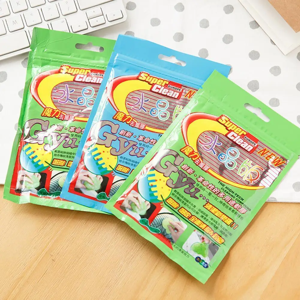

1pcs Super Auto Car Cleaning Pad Glue Powder Dust Remover Cleaner Color Cleaner Random Computer Home Keyboard Tool Gel D0r8