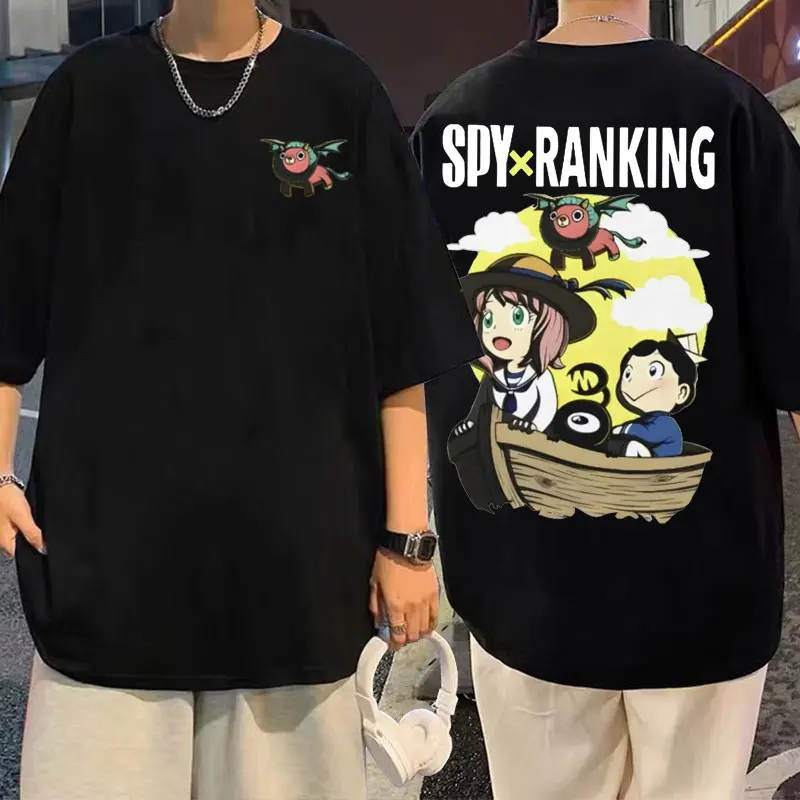 

Anime Spy X Family T-shirt Ranking of Kings Graphic Tshirt Action Comedy Bojji T Shirt Anya Kage Loid Forger Ousama Ranking Tees
