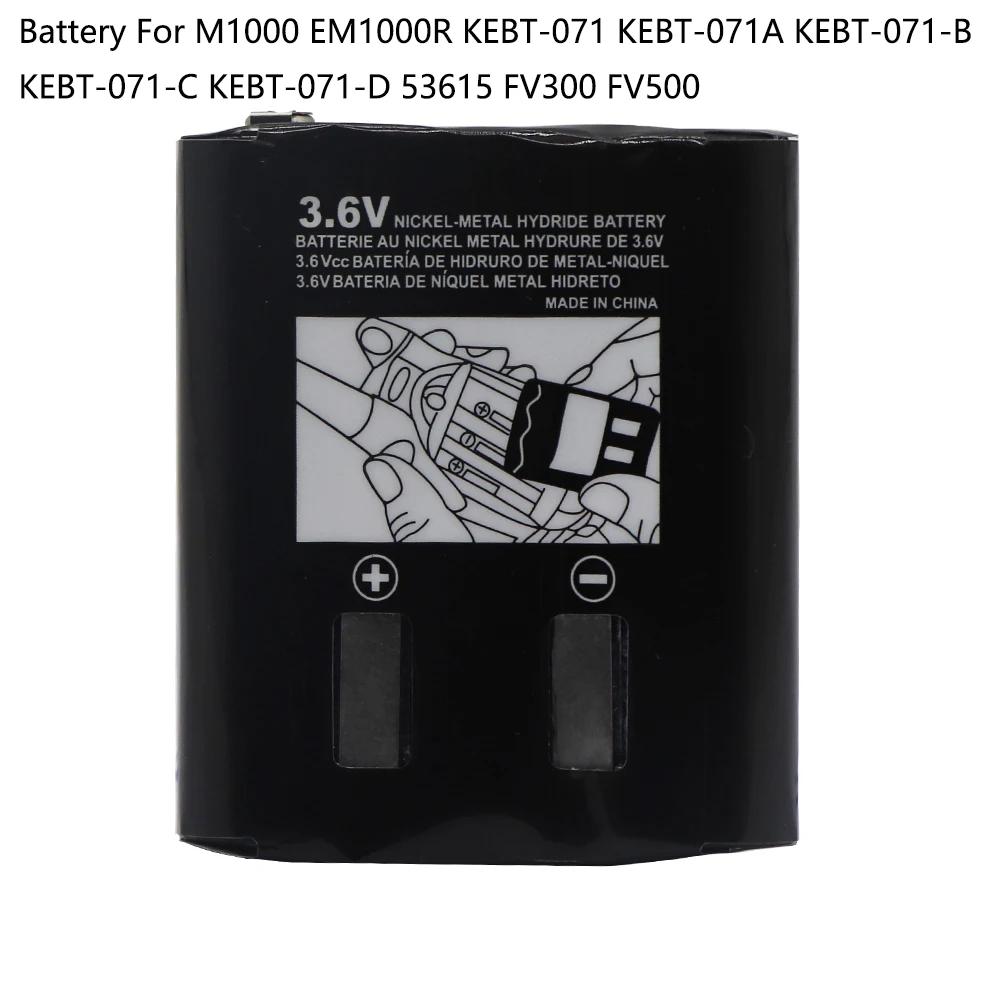 Аккумулятор для MOTOROLA EM1000 EM1000R KEBT-071 KEBT-071A KEBT-071-B KEBT-071-C KEBT-071-D 53615 FV300 FV500 3 6 В 700 мАч