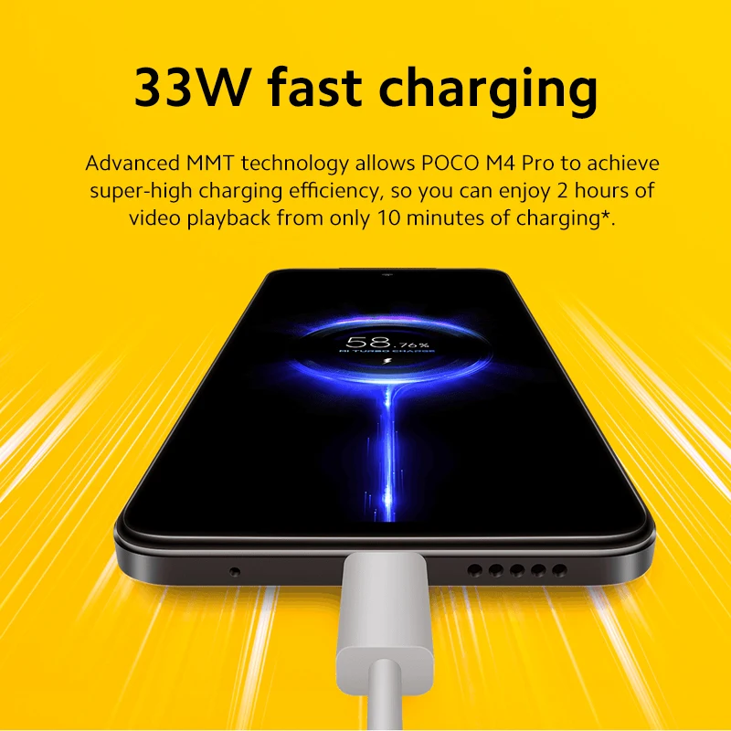 Смартфон глобальная версия POCO M4 Pro 4G 128 ГБ/256 Гб ПЗУ Восьмиядерный процессор MTK Helio