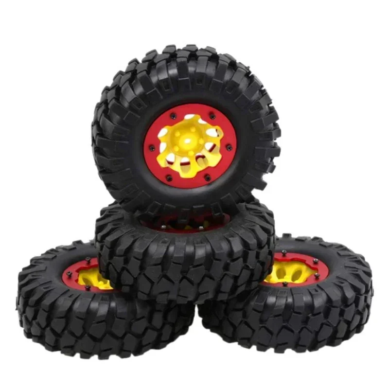 1.9&quot Tires 108mm Wheel 12mm Hex Hub For SCX10 RC Telecontrol Model Car Climbing Tyre Simulated Gravel Tire High Quality