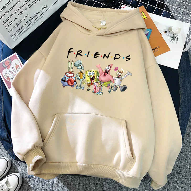 

2022 Cartoon Hoodie Women Kpop Kawaii Anime Sweatshirt Casual All-match Pullover Trend Cool Couple Hooded Winter Top Unisex
